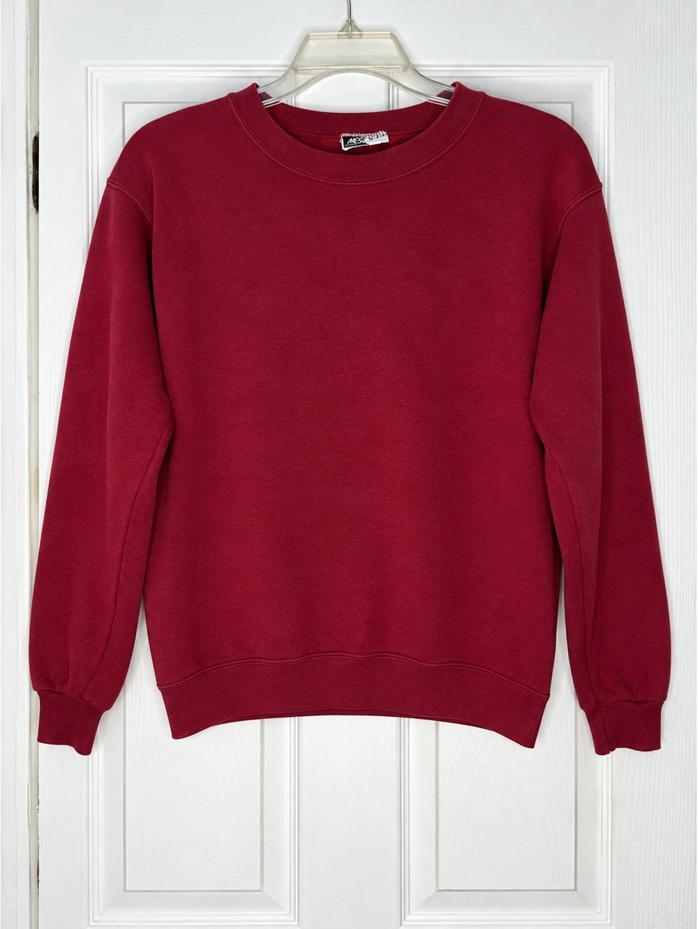 Vintage Y2K Max Active Burgundy Red Crewneck Sweatshirt Youth XL USA Made